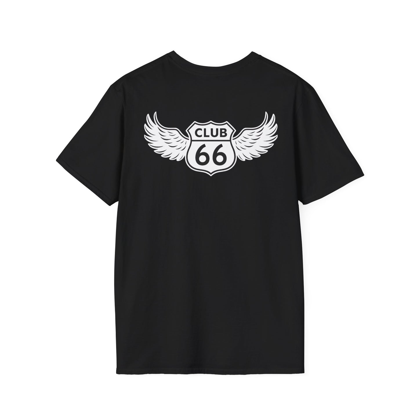 66 Club Logo Tee Black