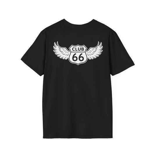 66 Club Logo Tee Black