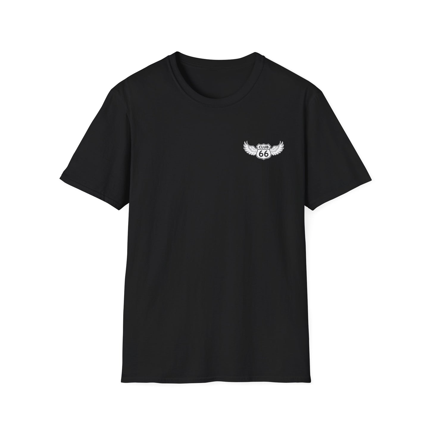 66 Club Logo Tee Black